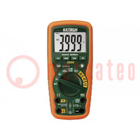 Multimètre numérique; LCD; (4000); VDC: 0,1mV÷1kV; VAC: 0,1mV÷1kV