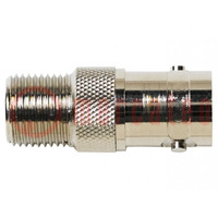 Adapter; -40÷65°C; BNC female,F socket; 75Ω; 27.2mm; straight