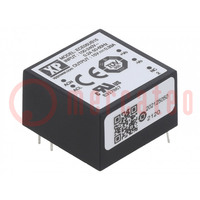 Converter: AC/DC; 5W; 85÷264VAC; Usup: 120÷370VDC; Uout: 15VDC; 84%