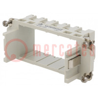 Accessories: frame for modules; female; size 16; grey; Modules: 5