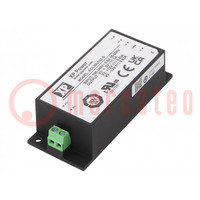 Power supply: switched-mode; for building in; 30W; 5VDC; 3A; OUT: 3