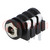 Socket; Jack 6,3mm; female; stereo,with double switch; ways: 3