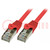 Patch cord; F/UTP; 5e; Line; CCA; PVC; rot; 1m; 26AWG