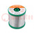 Soldering wire; Sn97Cu3; 0.8mm; 0.5kg; lead free; reel; 227÷310°C