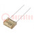 Capacitor: paper; X2; 4.7nF; 275VAC; 10.2mm; ±20%; THT; PME271M