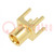 Socket; MCX; female; straight; 50Ω; THT; on PCBs; PTFE; gold-plated