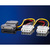 ROLINE Y-adapterkabel SATA / 3x 4 pol. HDD, 0,2 m