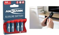 ANSMANN Alkaline Batterie "RED", Mignon AA, 4er Blister (18005528)