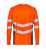 ENGEL Warnschutz Langarmshirt Safety 9545-182-10165 Gr. XS orange/blue ink