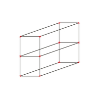 Produktbild zu Smartcube Set angolari pensile doppio verticale, effetto inox
