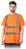 T-shirt odblaskowy Reis Tsroute, gramatura 140g, rozmiar L, pomarańczowy