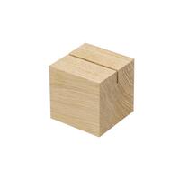 Artikelbild Porte-menu en bois "Cube", nature