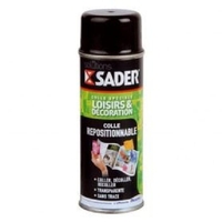 SADER SPRAY COLLE REPOSITIONNABLE TOUS SUPPORTS - SANS TRACE - 200 ML 30607911