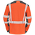 T-SHIRT MANCHES LONGUES FLUO SAFE XP HV ORANGE/BLEU MARINE T4/XL - CEPOVETT - 22-9T85-404-4/XL