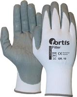 Handschuh Fitter Foam, Größe 9, weiß-grau, FORTIS