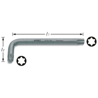 Winkelschraubendreher 2115-T10 - Innen TORX Profil - Schlüsselweite: T 10 - G