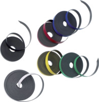 Magnetband, selbstklebende Rückseite, beschreibbar, 10 mm x 10000 mm, schwarz
