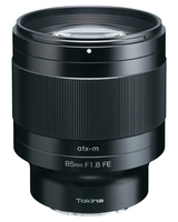 Tokina atx-m 85mm F1.8 FE PLUS SLR Teleobjektiv Schwarz