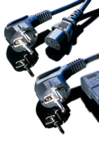 Schroff Equipment cable - SCHUKO / UTE Grau 2,5 m