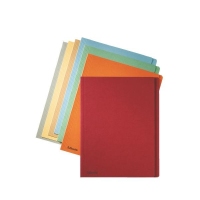 Esselte Paperboard folder 275 g/m2, Yellow Geel A4