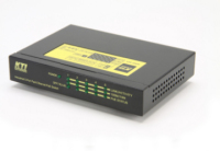 KTI Networks KSD-541-HP switch No administrado Fast Ethernet (10/100) Energía sobre Ethernet (PoE) Negro, Amarillo