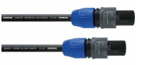 Cordial CPL 5 LL 2 cable de audio 5 m Speakon Negro, Azul