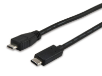 Equip 12888407 kabel USB 1 m USB 2.0 Micro-USB B USB C Czarny