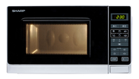 Sharp Home Appliances R-242INW microondas Encimera Solo microondas 20 L 800 W Plata