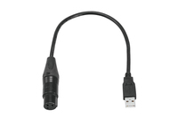 Eurolite 51860118 audio kabel 0,4 m XLR USB Zwart