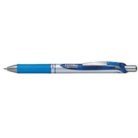 Pentel Energel XM Klick Anklippbarer versenkbarer Stift Blau