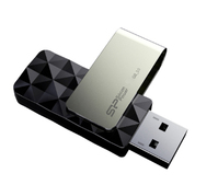 Silicon Power Blaze B30 USB flash meghajtó 256 GB USB A típus 3.2 Gen 1 (3.1 Gen 1) Fekete, Ezüst