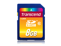 Transcend TS8GSDHC10 flashgeheugen 8 GB SDHC NAND Klasse 10