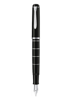 Pelikan Classic 215 pluma estilográfica Sistema de llenado integrado Negro, Plata 1 pieza(s)