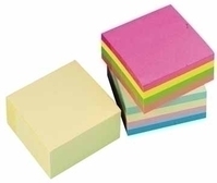 Connect Quick Notes Cube Yellow etiket 400 stuk(s)