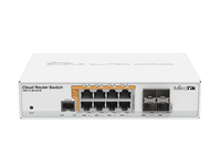 Mikrotik CRS112-8P-4S-IN netwerk-switch Gigabit Ethernet (10/100/1000) Power over Ethernet (PoE) Wit