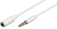 Microconnect IPOD001 audio cable 1.5 m 3.5mm White