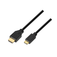 AISENS A119-0115 cable HDMI 3 m HDMI tipo A (Estándar) HDMI Type C (Mini) Negro
