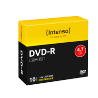 Intenso DVD-R 4.7GB, 16x 10 pc(s)