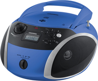 Grundig GRB 3000 BT Digitaal 3 W FM Zwart, Blauw, Zilver MP3 afspelen