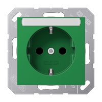 JUNG A 1520 BFKINA GN Steckdose Typ F Grün