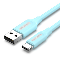 Vention USB 2.0 A Male to C Male 3A Cable 1.5M Light Blue