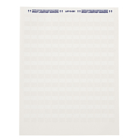 Brady ELAT-15-361-5 etykiet do nadruku Przezroczysty, Biały Samoprzylepne etykiety do drukowania