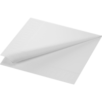 Duni 314060 Papierserviette Seidenpapier Weiß