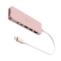 j5create JCD373ER-N Concentrador de múltiples puertos USB-C® ecológico con suministro de energía