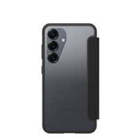 OtterBox React Folio Series voor Samsung Galaxy S25, transparant/zwart - Geen retailverpakking