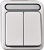 Merten MEG3115-8019 veiligheidsplaatje voor stopcontacten Wit