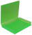 Inter-Tech 88885389 custodia per unità di archiviazione Cover Plastica Verde