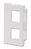 Lindy 60552 veiligheidsplaatje voor stopcontacten Wit