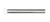 Artiglio 5281 righello Righello da scrivania 300 mm Alluminio Bianco