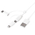 LogiLink CU0126 câble USB 1 m USB A Blanc